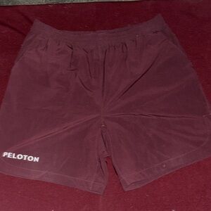 Peloton Men's Deep Burgundy Athletic Shorts